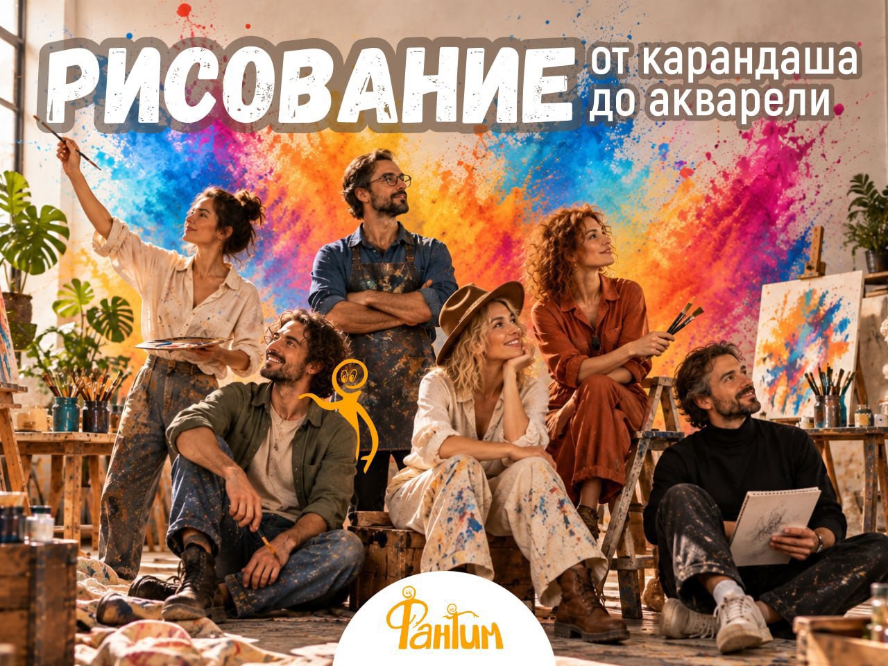 Рисование: от карандаша до акварели. Обучающий курс