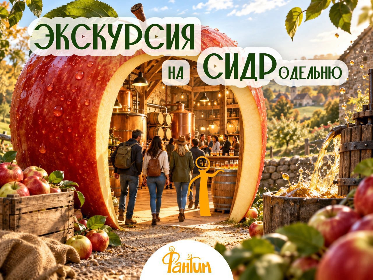 Экскурсия на сидродельню