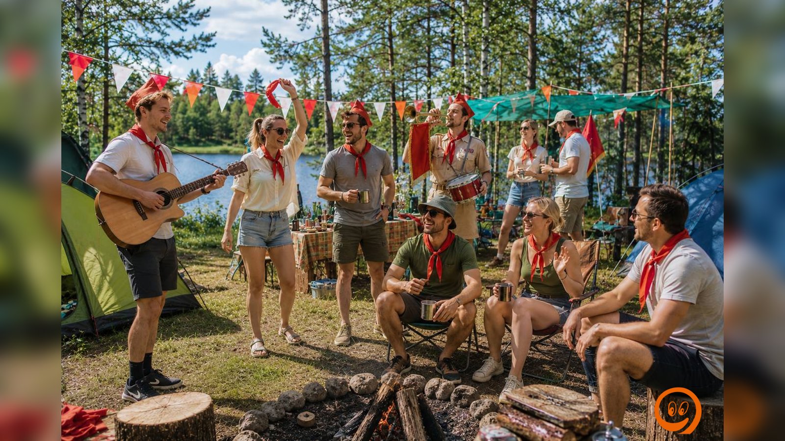 Пионеры на палатках 🥁